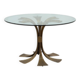 Table en Bronze Martelé par Luciano Frigerio pour Frigerio di Desio, Italie ca.