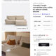 Canapé d'angle convertible avec coffre, beige | La Redoute