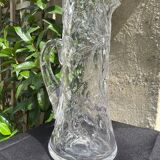 Lemonade pitcher – Blown and cut crystal - Vintage