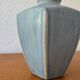 Sky blue ceramic Art Deco vase
