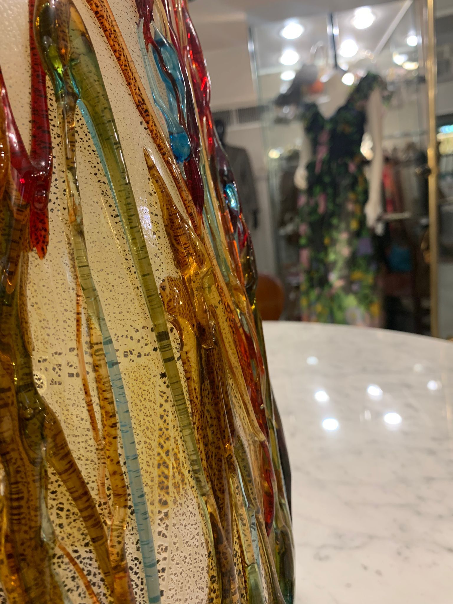 Murano glass sculpture vase Sergio Costantini