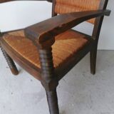 Vintage brutalist armchair