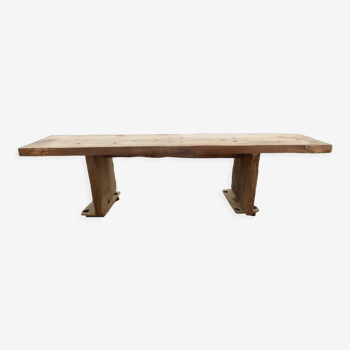 Table console 320 cm solid wood cedar