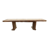 Table console 320 cm solid wood cedar