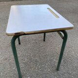 Bureau écolier bois et acier vert