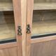 Large Art Deco Display Library stripped in solid mahogany 1930 200cm