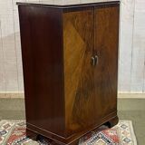 1930s English walnut sideboard