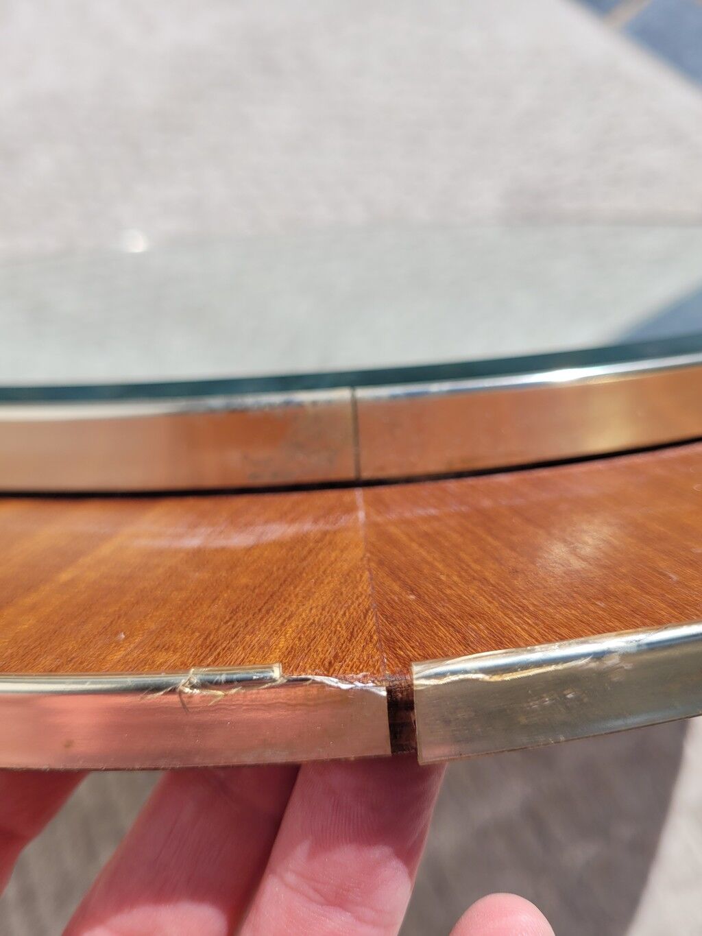 Round mirror "Rowley" London 1960 (57cm)