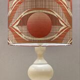 wood lamp turned year 70