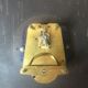 Yellow formica clock pendule
