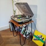 Vintage platinum side table