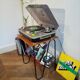 Vintage platinum side table