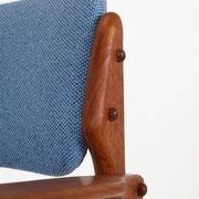 Newly upholstered O.D. Møbler / Erik Buck “Type 50” armchair / teak / mid-century / Danish modern design / Erik Buch