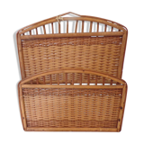 Rack letter old wicker