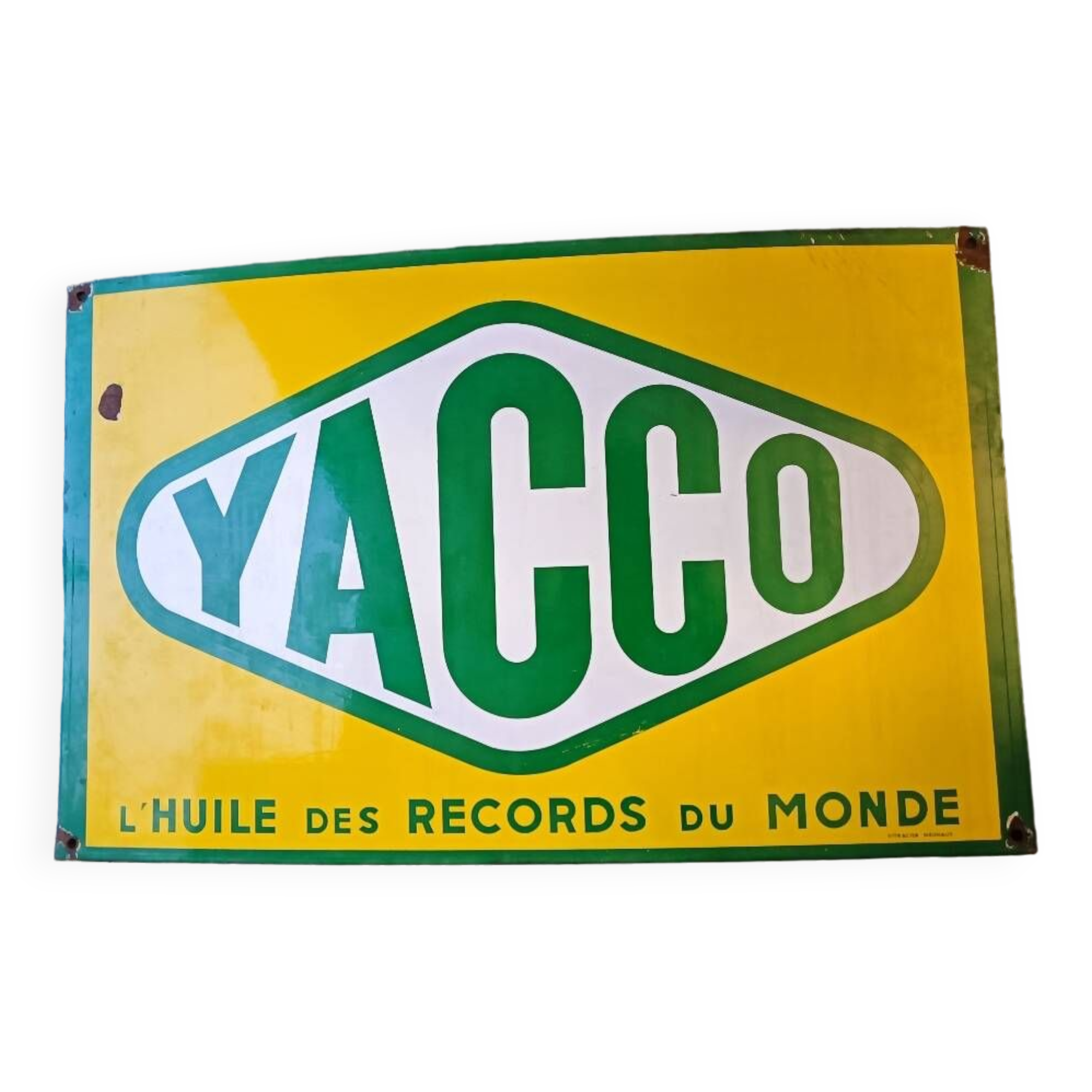 Plaque émaillée Yacco - Pour une décoration élégante | Yacco