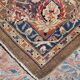 Large Antique Persian Carpet 300x397 cm, Medallion and Floral Patterns
