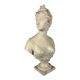 White marble sculpture, bust of Diana after Houdon (1741-1828)