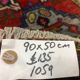 Turkish rug 90x50 cm