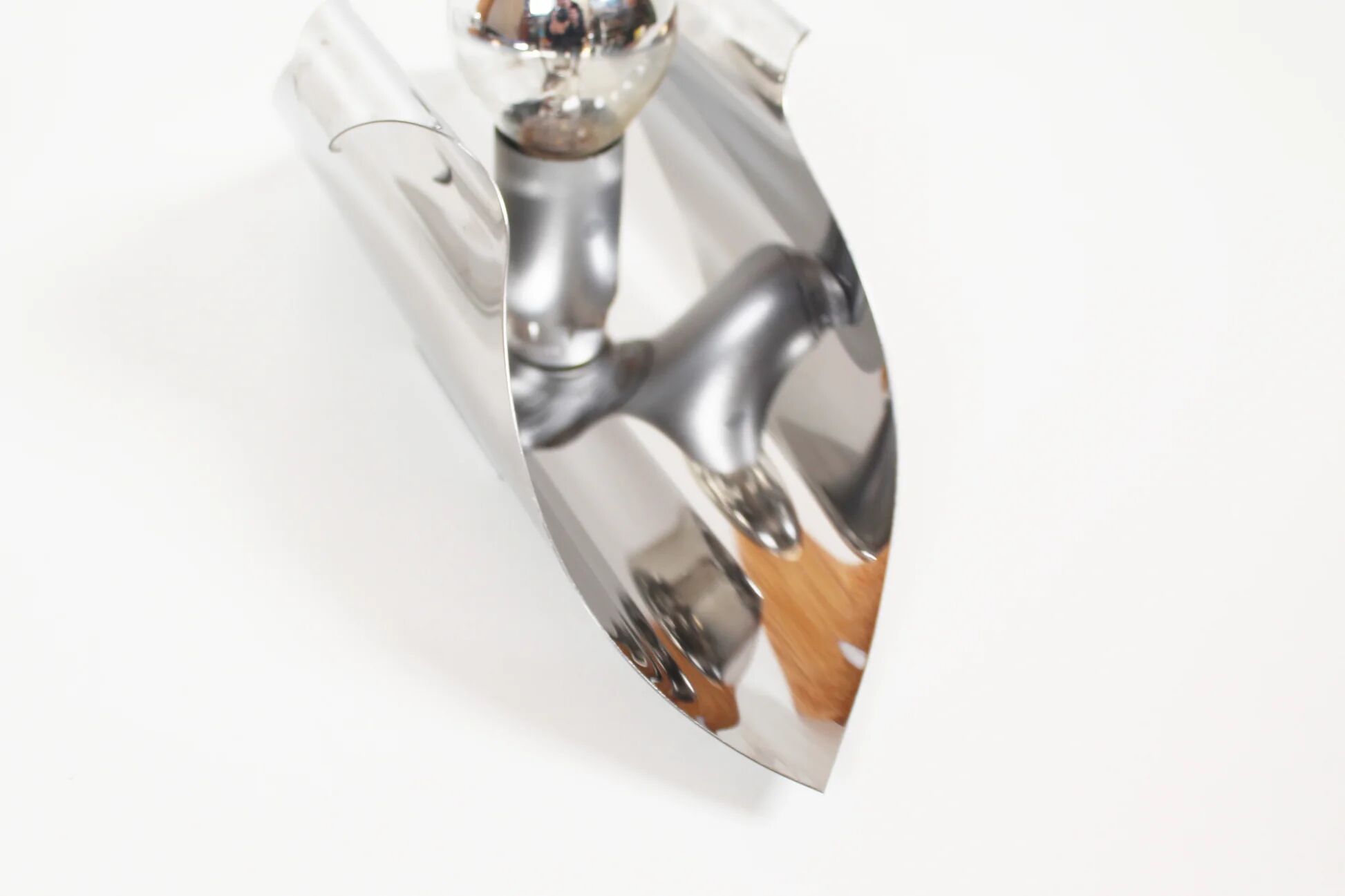 Set of 70s 'space age' wall lamps by Polam