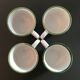 Lot of 4 flowery cups