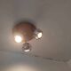 Space Art 70/80 ceiling light with 3 chrome spots.