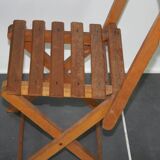 Folding children's desk and chair set