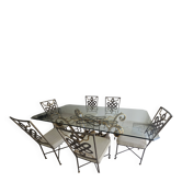 Wrought Iron Art Table and Chairs