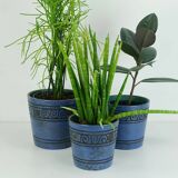 Set of 3 plant pots ceramano pergamon hanns welling 1950s 1960s