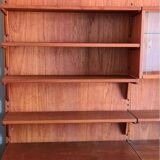 Unité Murale Vintage en Teck Nils Jonsson pour Troedes Bjärnum