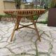 Vintage rattan coffee table
