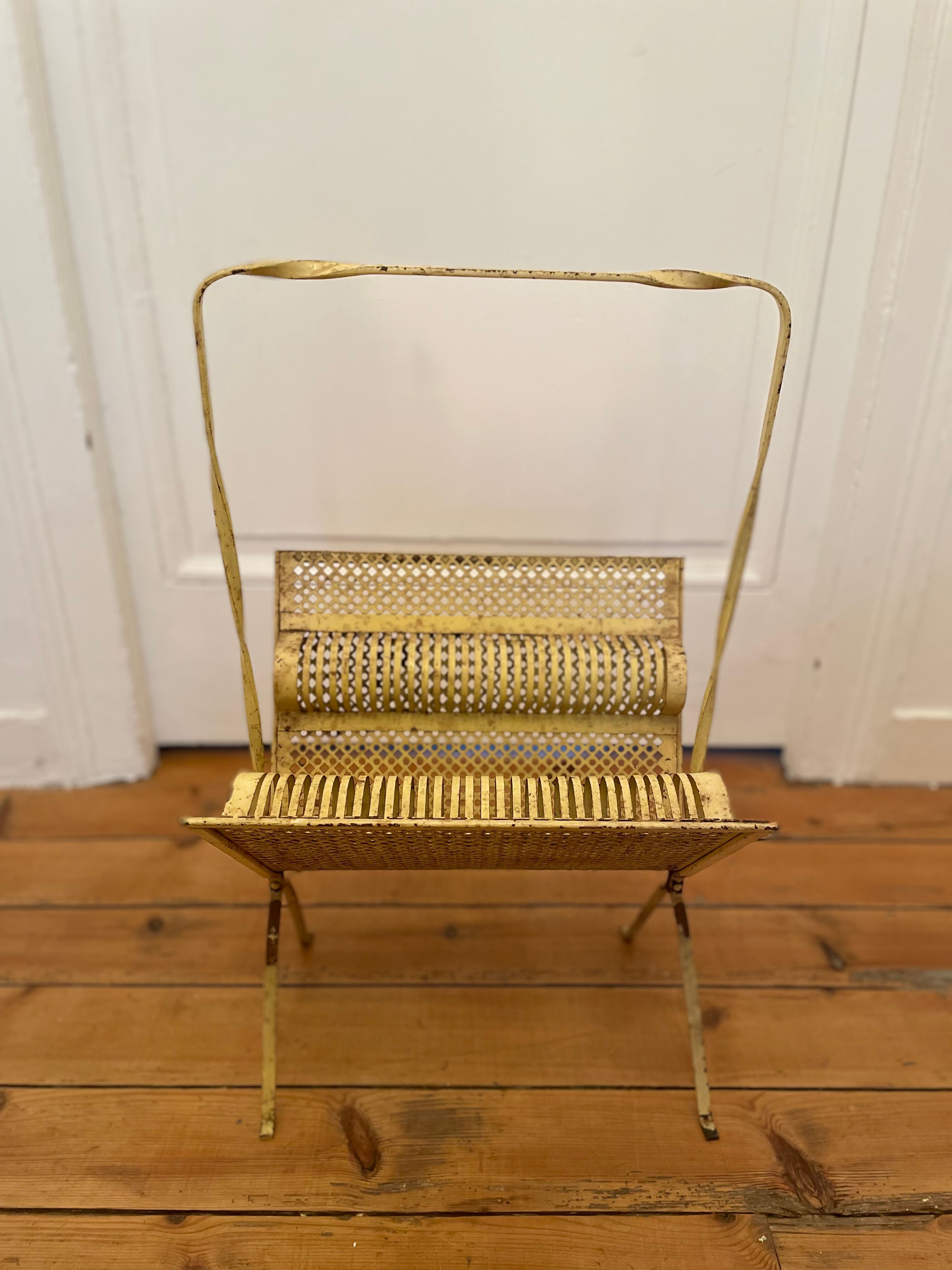 Porte disques vinyles 1950