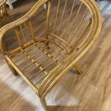 Rattan armchair