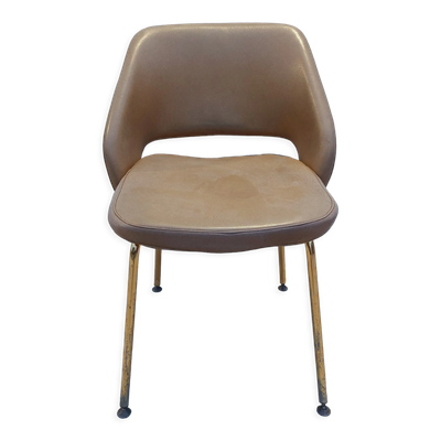 Chaise de bureau dit tonneau vintage 1960s