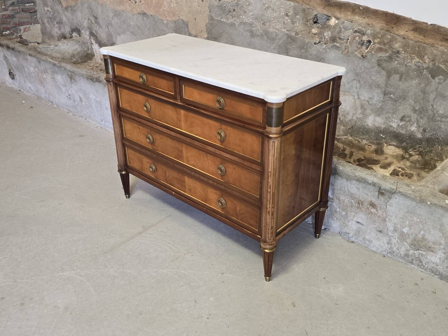 Louis XVI style chest of drawers