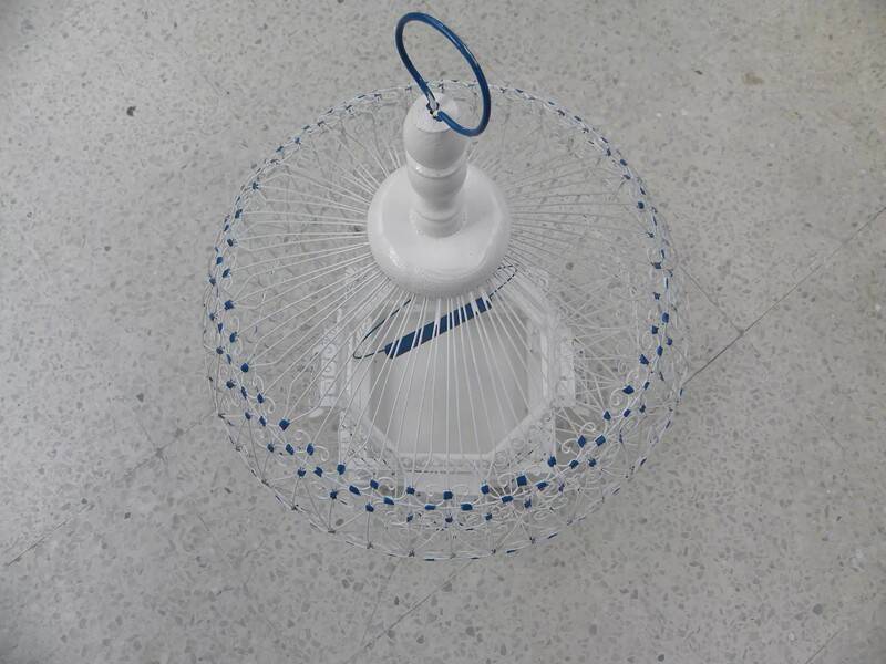 Decorative filigree birdcage Mediterranean charm