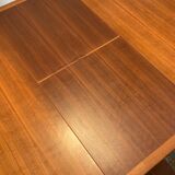 Scandinavian teak table with butterfly extension 60s