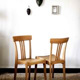 Pair of restored bistrot Stella chairs