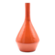 Orange ceramic vase by Charles Voltz, Vallauris 1960s