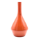 Orange ceramic vase by Charles Voltz, Vallauris 1960s