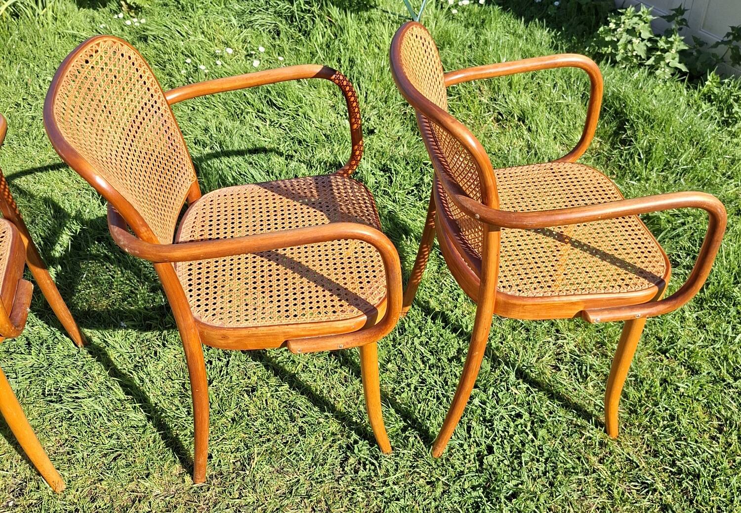 Lot de 4 fauteuils Prague 811 de Thonet