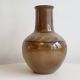 Vintage enameled stoneware vase 1960