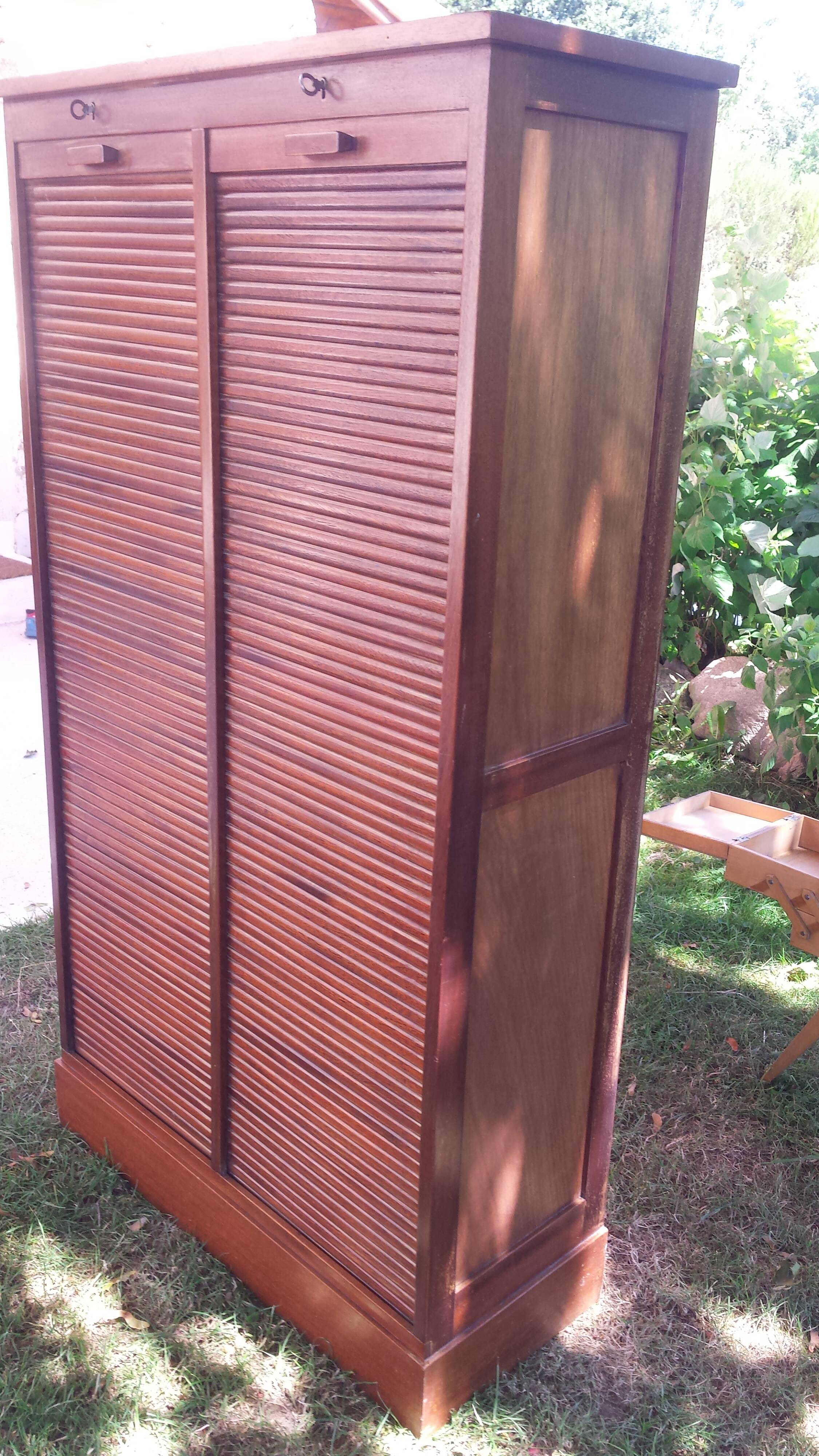 Double antique curtain binder