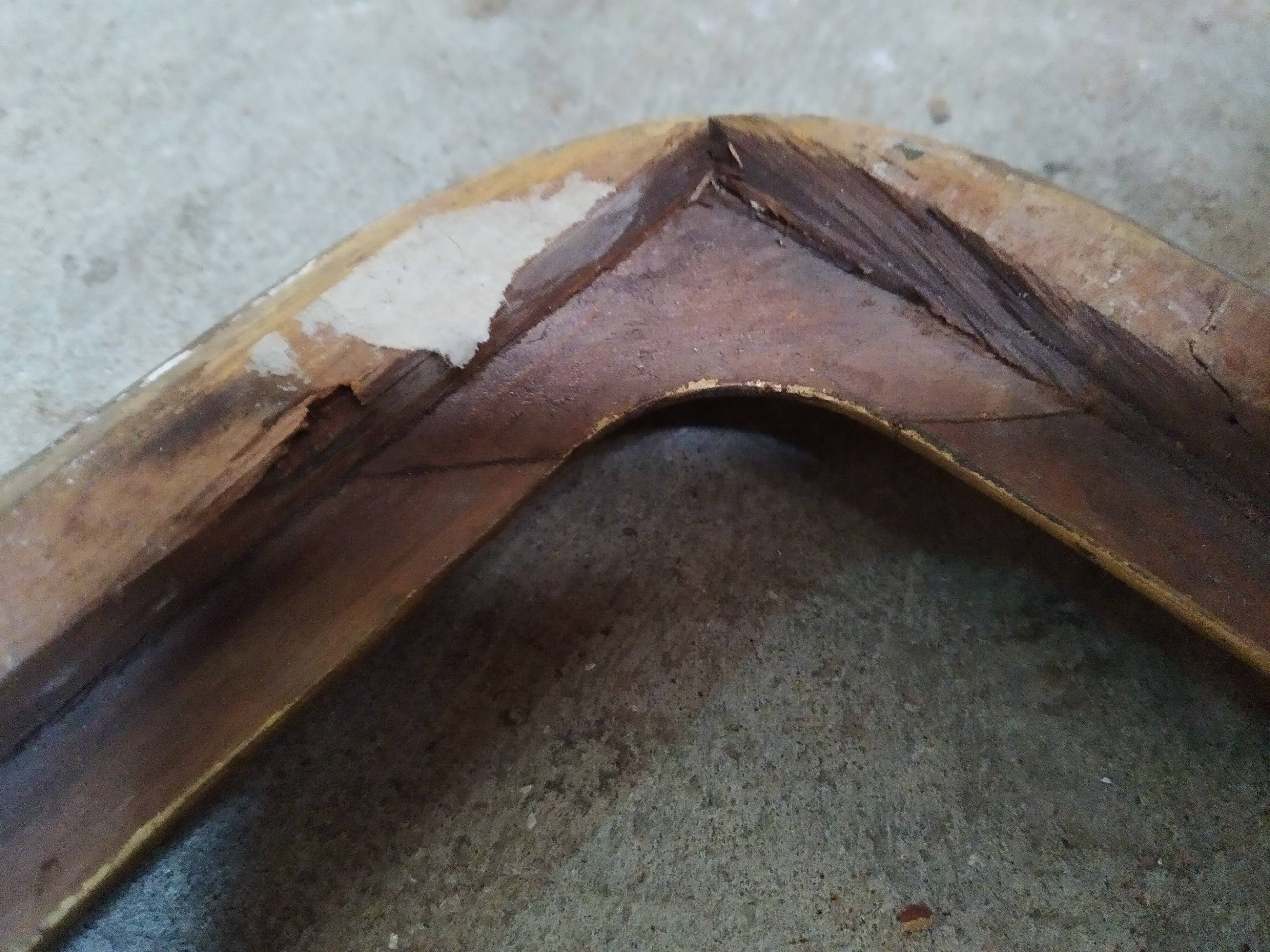 old frame napoleon III foliage 50 cm x 40 cm gilded wood