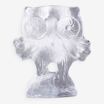 Hibou en verre Kosta Boda