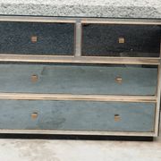 Commode design Michel Pigneres miroirs