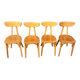 Suite de 4 chaises « banane » Lutherma