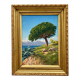 Oil on panel Cannes La Bocca 1909 signed Tom Evans