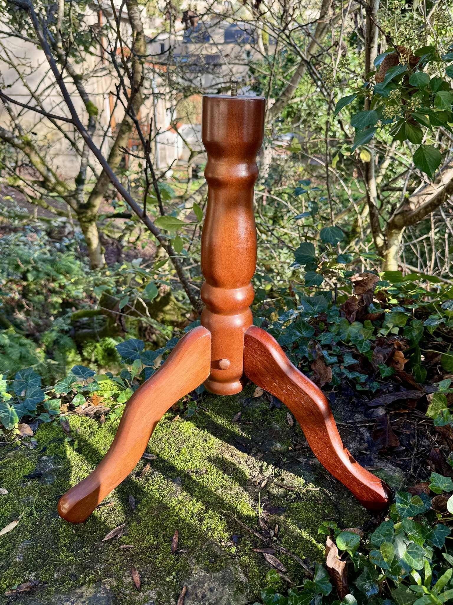 Vintage solid wood side table