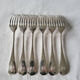 Ridoux Cie silver plated table forks