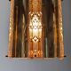 Hollywood Regency brass pendant by Vitrika, Denmark circa 1970.